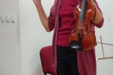 Mina, druga violina, na Čukarici