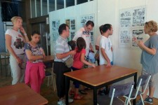 DB Obrenovac posetio je izložbu “Savremeni srpski strip” u galeriji Sportsko-kulturnog centra Obrenovac